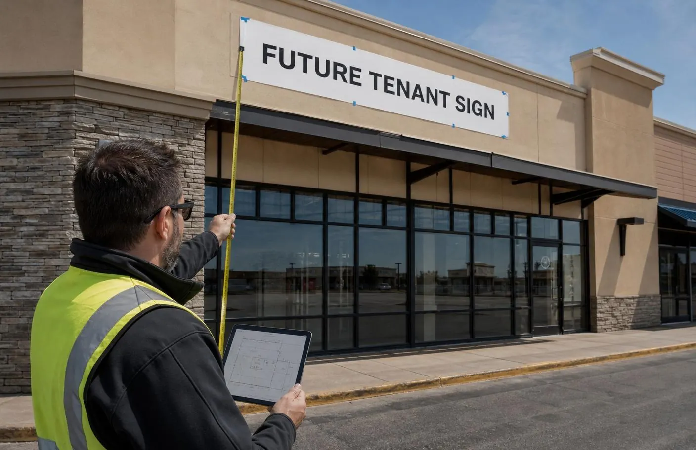 Sign variance application documents reviewed at a planning consultation