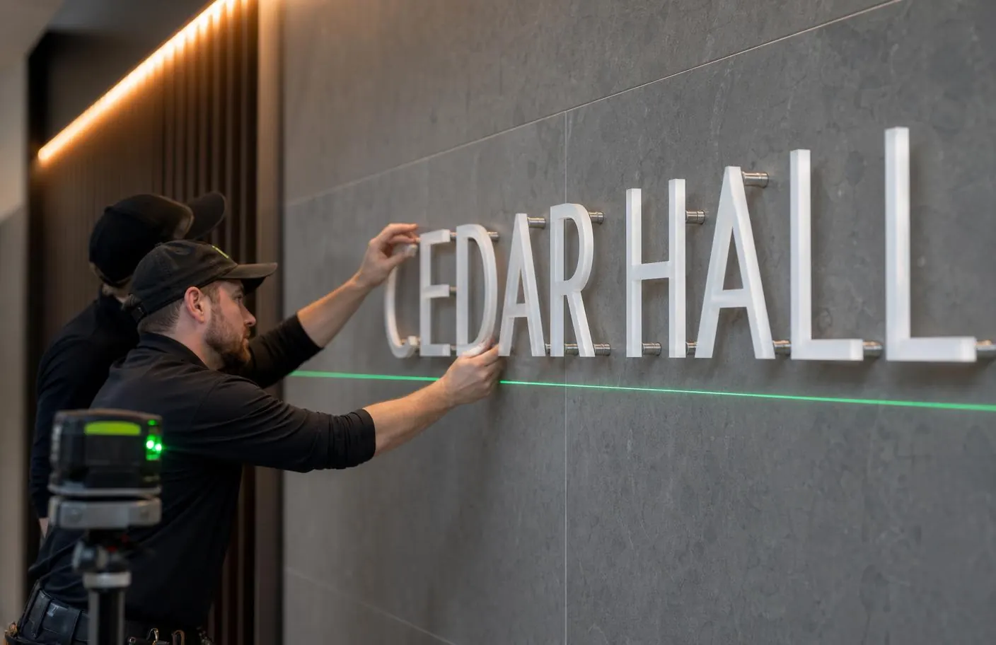 Materials, install, and follow-up — Interior Signs & Indoor Business Signs